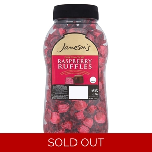 Jamesons Raspberry Ruffles Coconut Chocolates Wholesale 1.5kg Jar
